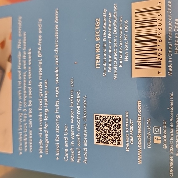 CWC ABC Colorful Snack Organizer Box - Picture 6 of 6